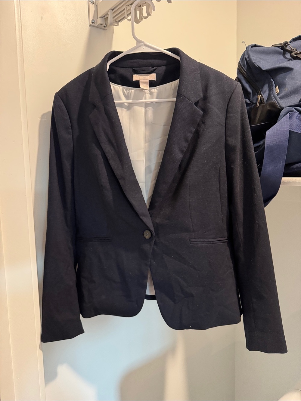H&M Black Single-Button Blazer